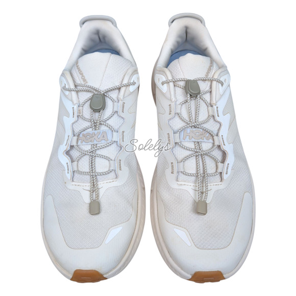 HOKA ONE ONE Transport Womens 10B Eggnog Neutral Commuter Lifestyle Sneaker - Picture 2 of 12